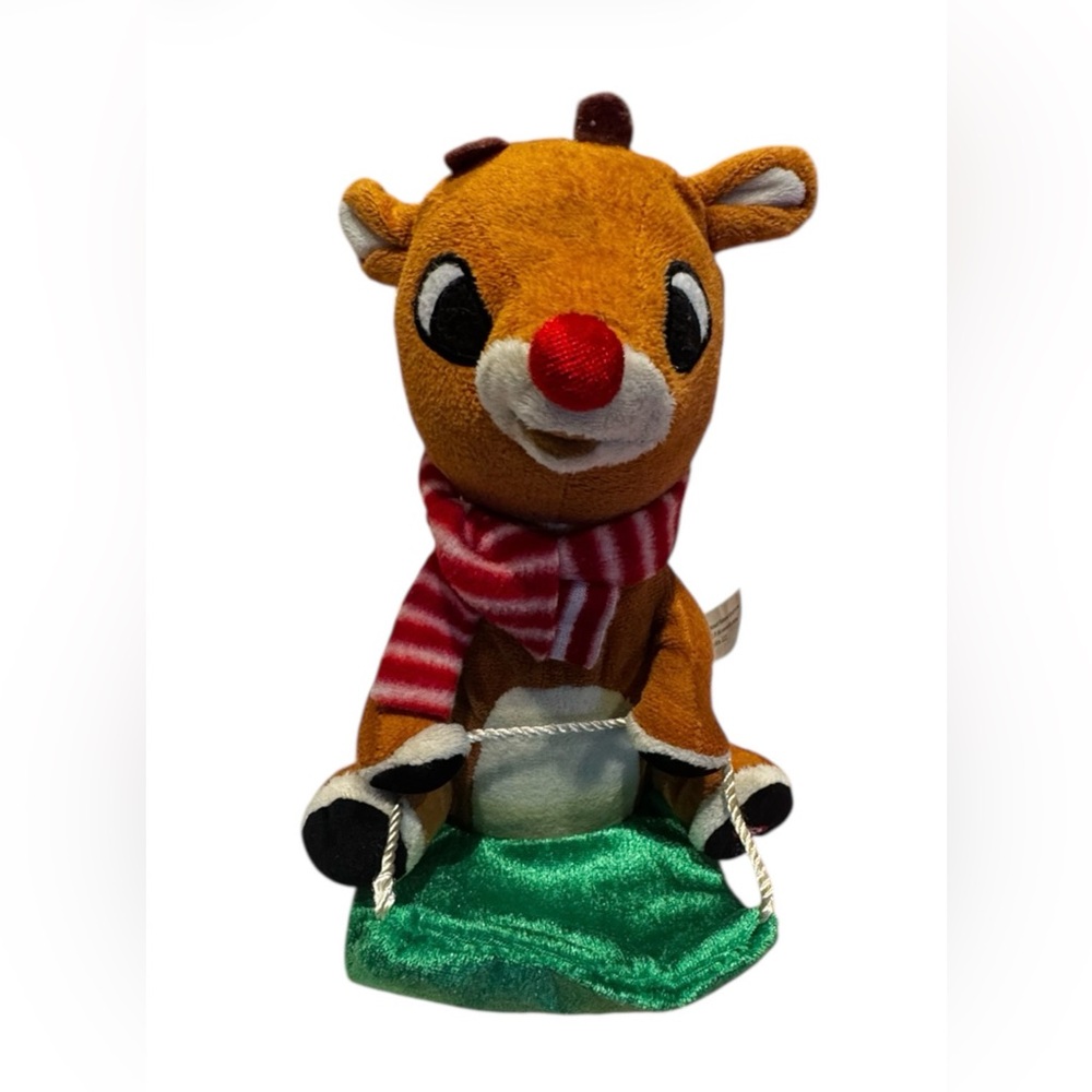 GEMMY Rudolph The Red-Nosed Reindeer Moves Nose Lights Up & Plays Music